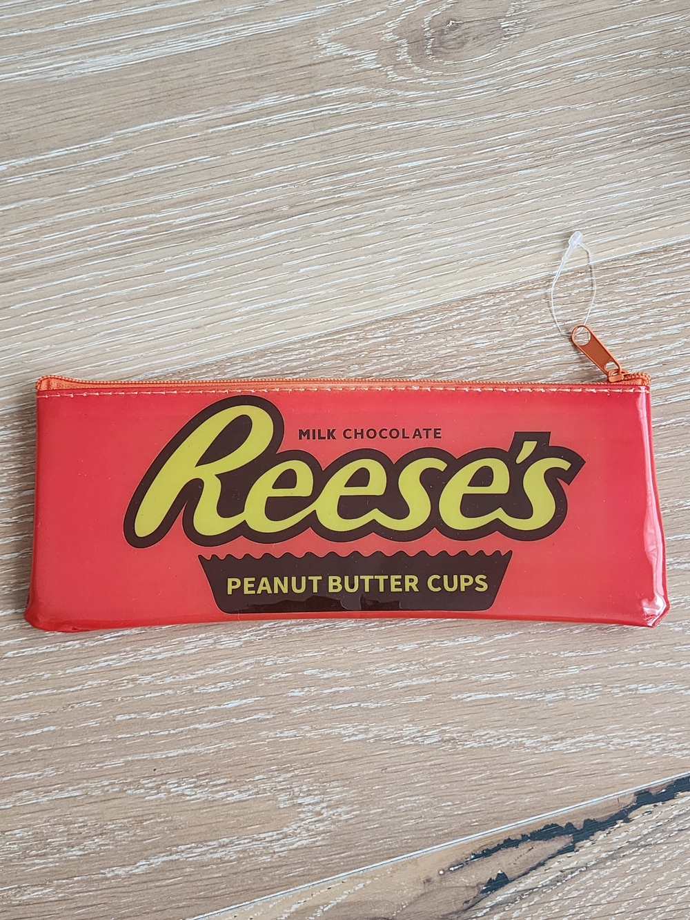 NWT Reese's Novelty Cosmetic/pencil Zippered Pouch 7x3"